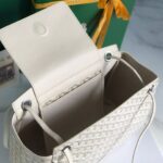 ROUETTE SOUPLE BAG 30 IN WHITE GOYARDINE CANVAS AND CALFSKIN - Image 15