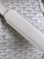 BOSTON 50 BAG IN WHITE GOYARDINE CANVAS AND CALFSKIN TRIM - Image 18