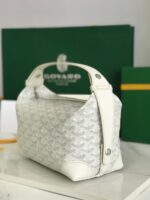 GOYA 26S BOEING 25MM IN CREAM WHITE GOYARDINE CANVAS AND CALFSKIN - Image 3