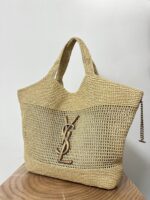 RAFFIA ICARE 55 BEIGE BROWN STRAW - Image 11