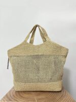 RAFFIA ICARE 55 BEIGE BROWN STRAW - Image 12