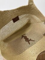 RAFFIA ICARE 55 BEIGE BROWN STRAW - Image 6