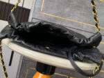 CHANEL BAG 25S 37 CM IN BLACK LAMBSKIN WITH GOLD HARDWARE - Image 8
