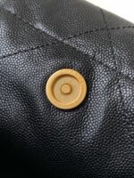 CHANEL BAG 25S 37 CM IN BLACK LAMBSKIN WITH GOLD HARDWARE - Image 15