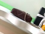 CHANEL 25S VANITY BAG 19.5 CM IN BURGUNDY BROWN LAMBSKIN - Image 7