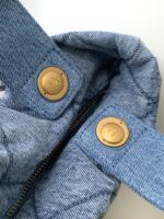 CHANEL 25S MAXI BOW BAG 38 IN BLUE DENIM WITH GOLD HARDWARE - Image 3
