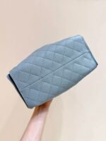 CHANEL 25S HOBO BAG 30 IN LIGHT BLUE CAVIAR WITH GOLD HARDWARE - Image 15