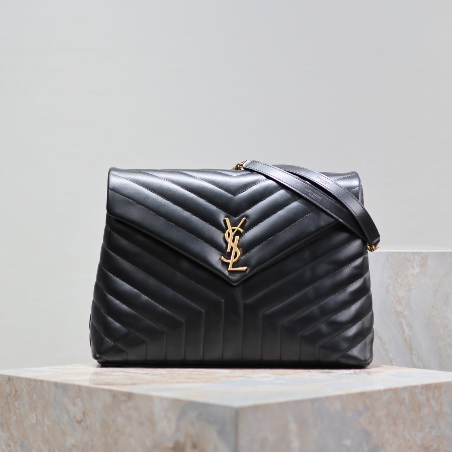 img_f8c0bdc9_20240606_i1717676477_6810_8_jpg LOULOU LARGE 36 IN BLACK QUILTED CALFSKIN GOLD HARDWARE - Image 1