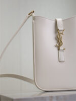 LE 5 À 7 PHONE BAG 18 IN WHITE CALFSKIN - Image 17