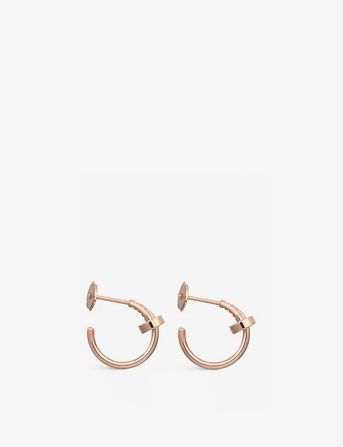 JUSTE EARRINGS PINK GOLD JUSTE EARRINGS PINK GOLD