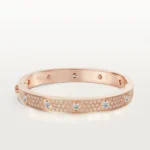 LOVE BRACELET 6.1MM DIAMOND-PAVED 10 BIG DIAMONDS
