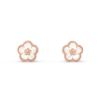 LUCKY PINK GOLD WHITE MOP EARRINGS