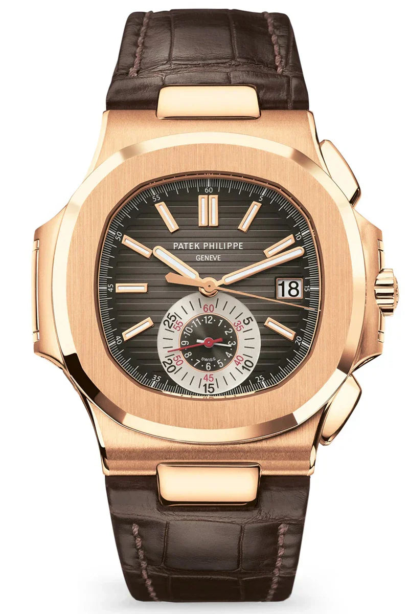 patek_philippe_5980r-001-_nautilus_self-winding Patek Philippe Nautilus Watch - 5980r 001 Rose Gold - Image 1