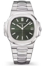Patek Philippe Nautilus New Olive Green Dial Watch