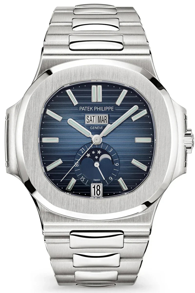 patekphilippe57261a-014 Patek Philippe Nautilus Annual Calendar, Blue Dial Watch - Image 1