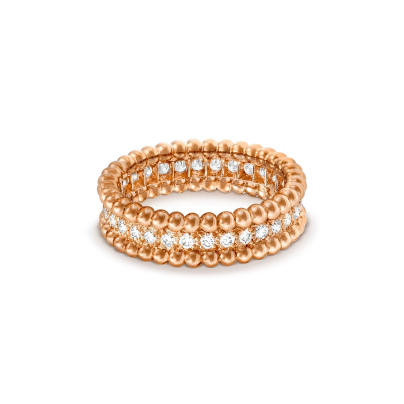 PERLEE DIAMOND ROSE GOLD RING