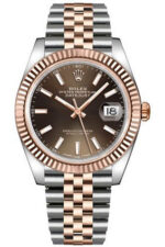 Rolex Datejust Watch - 41 Rose Gold Steel