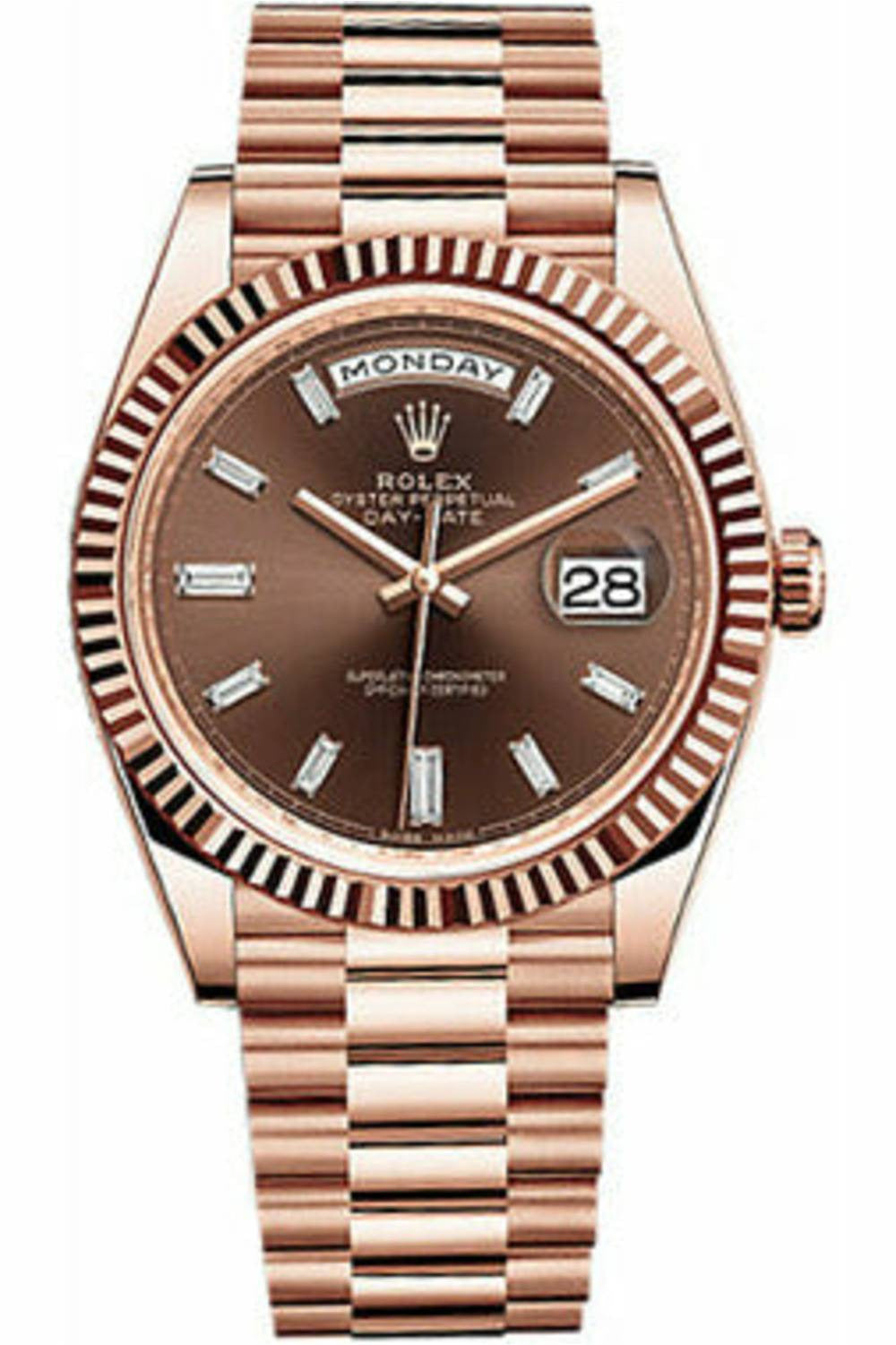 rolex-day-date-40-rose-gold-228235-dubailuxurywatch-4 Rolex Day-Date Watch - 40 Rose Gold 228235 - Image 1