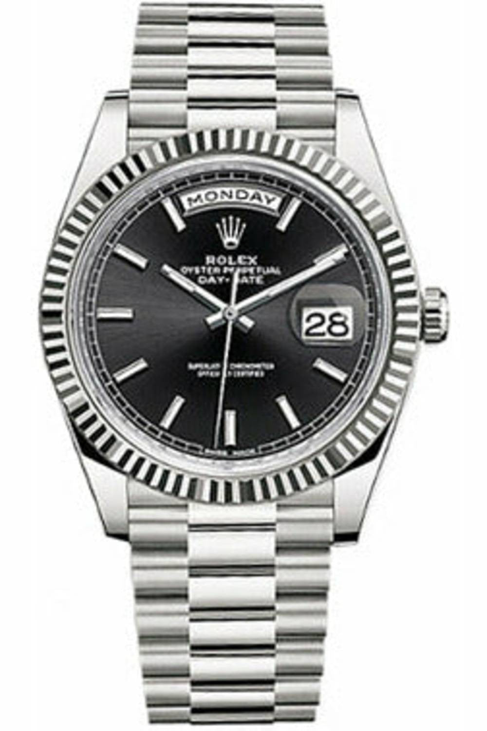 rolex-day-date-40-white-gold-watch-228239-dubailuxurywatch-4 Rolex Day-Date Watch - 40 White Gold 228239 - Image 1