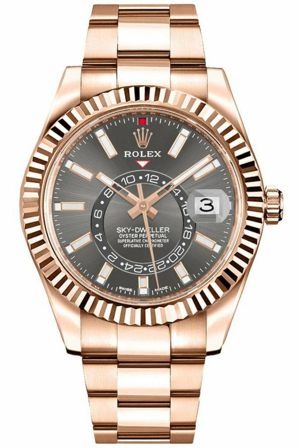 rolex-sky-dweller-42mm-18k-rose-gold-dubailuxurywatch-2 Rolex Sky-Dweller Watch - Image 1