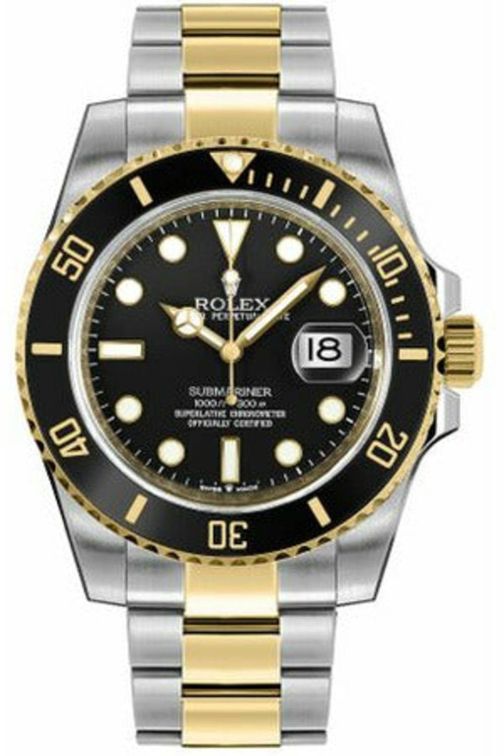 rolex-submariner-date-two-tone-oyster-bracelet-126613ln-dubailuxurywatch-4 Rolex Submariner Date Watch - 126613ln - Image 1
